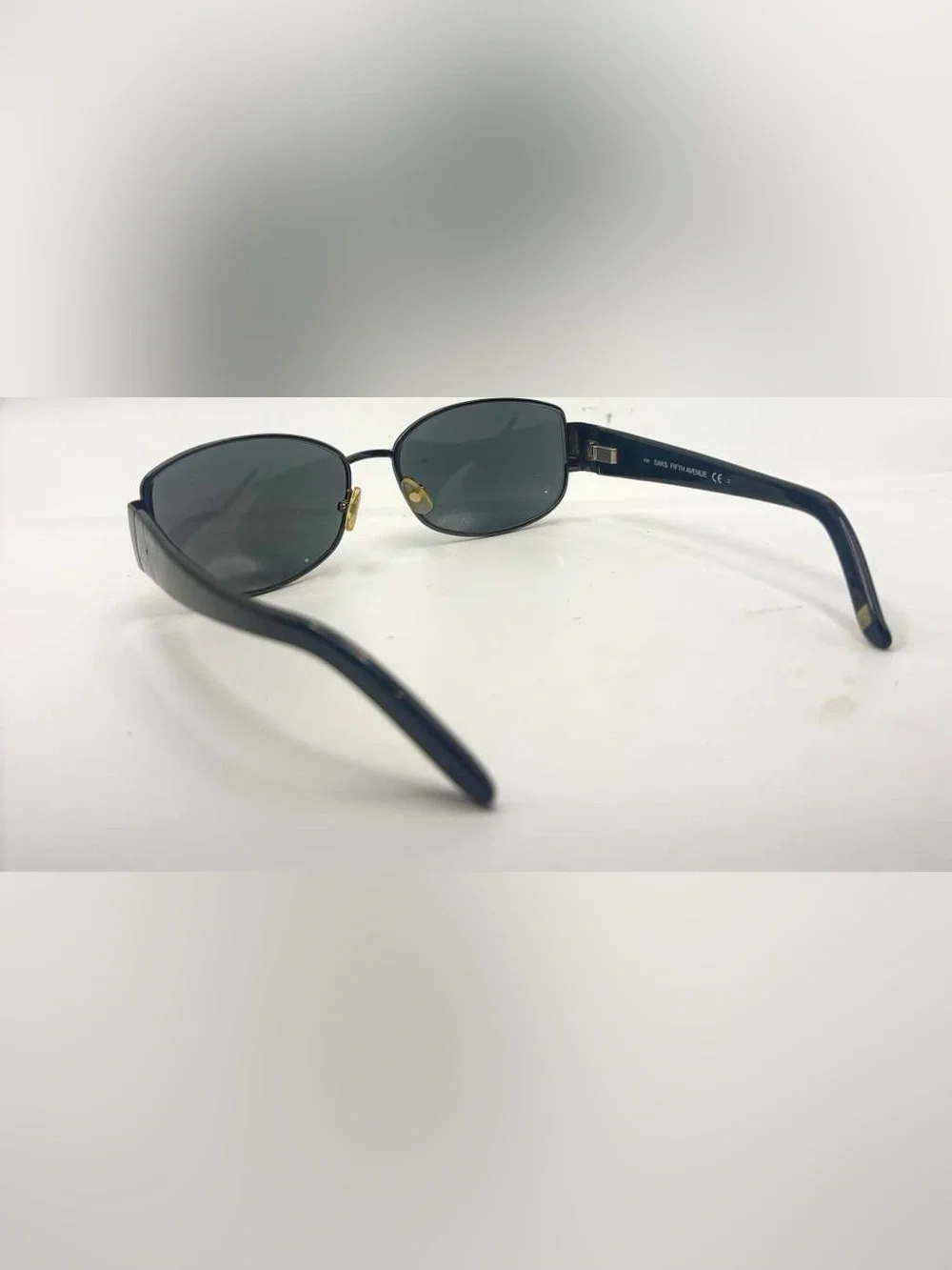 Saks Fifth Avenue S5A 42/S Gunmetal Oval Sunglasses Frames Only
